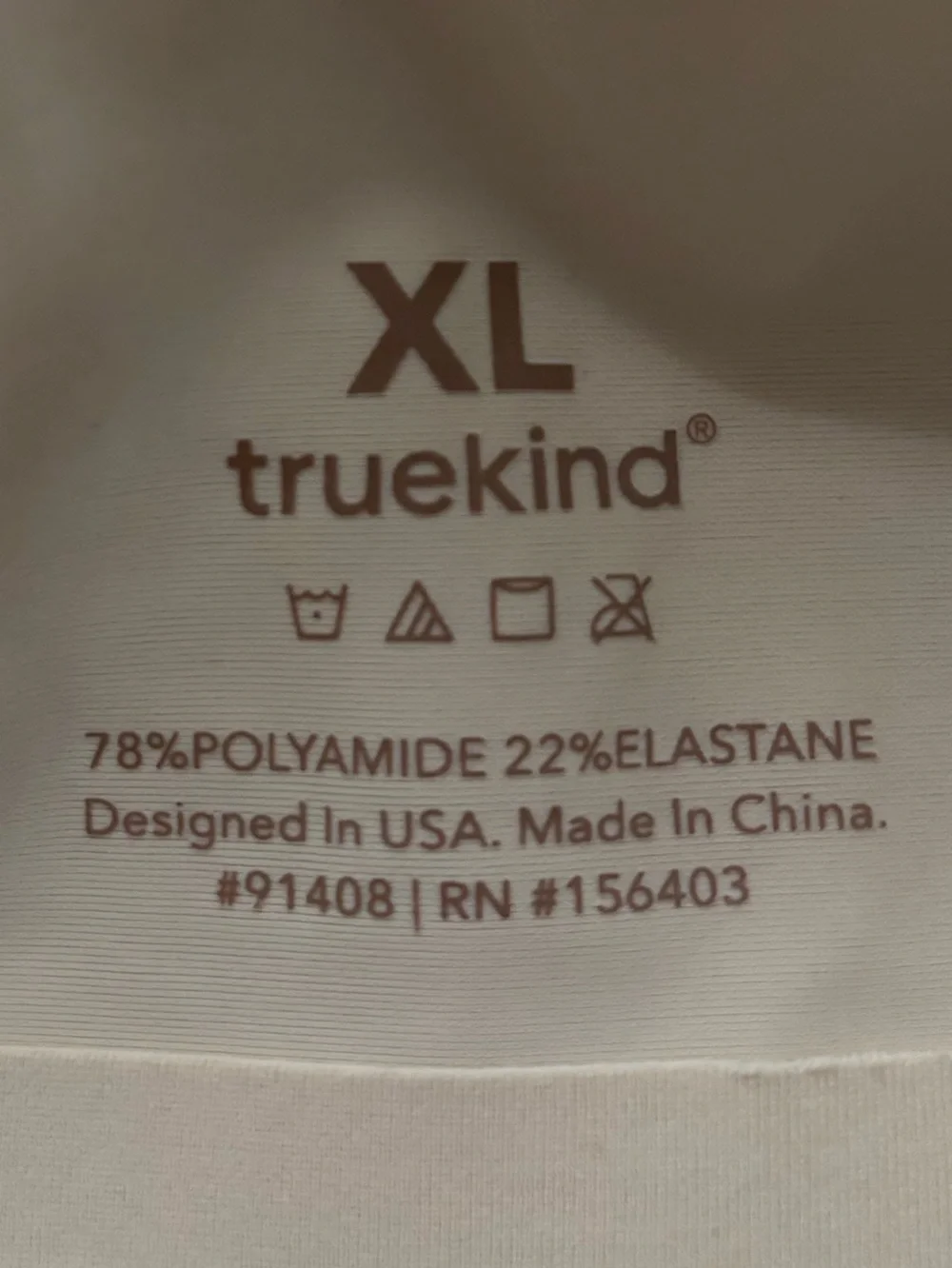 Truekind® Everyday Comfort V-Neck Bralette XL